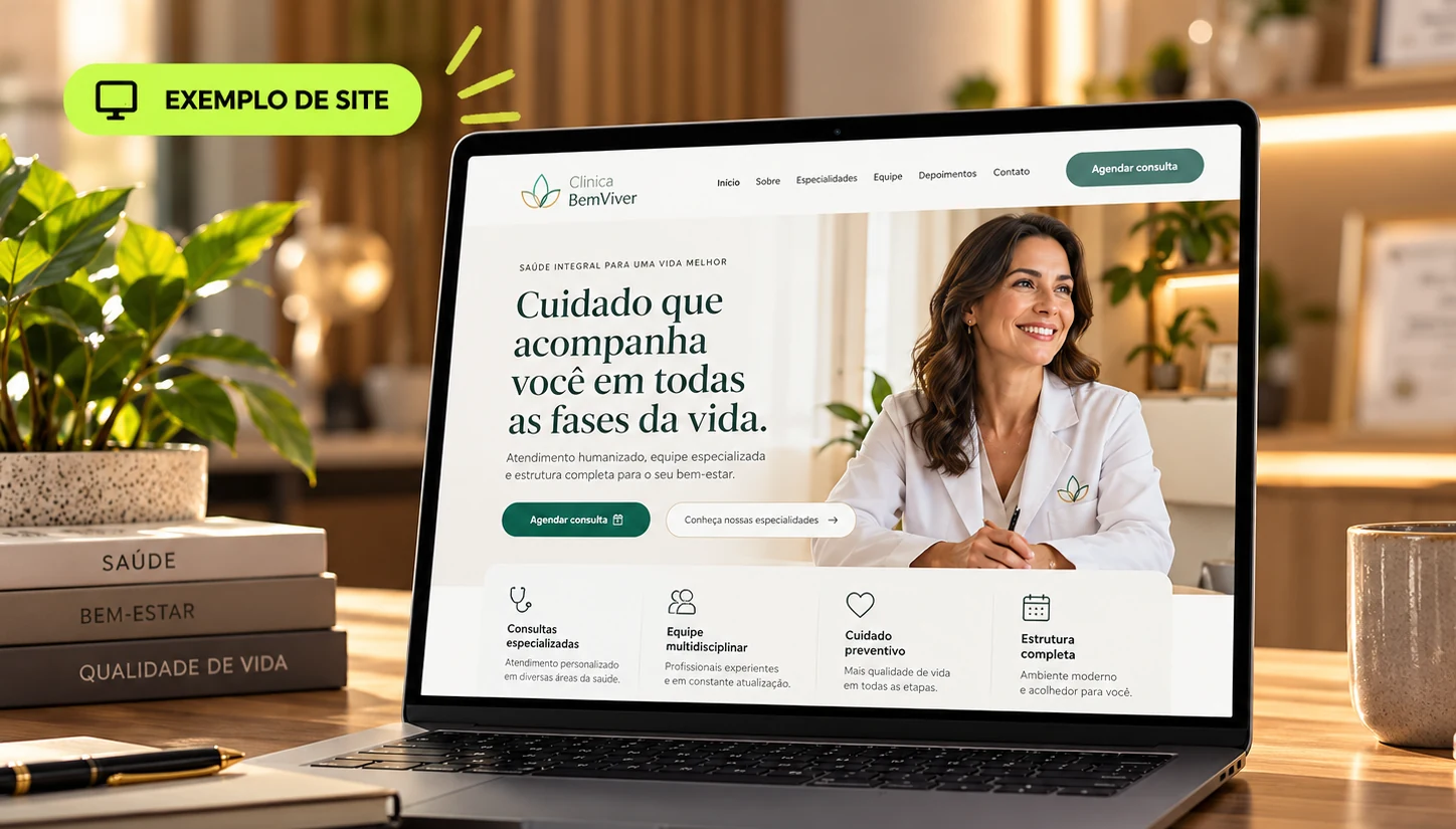 Imagem ilustrativa de Criação de Sites
